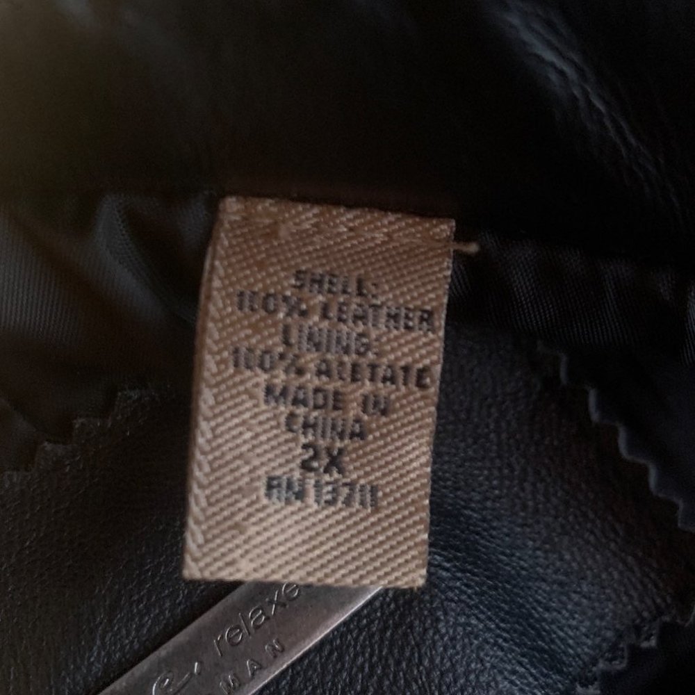 Plus Women's Leather Blazer / Jacket - Picture 3 of 5